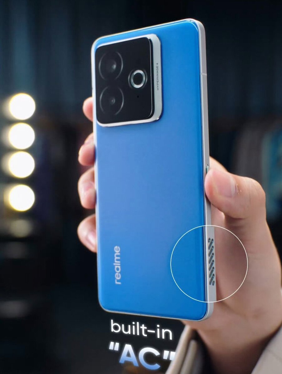 Smartphone Realme có điều hòa tích hợp - Ongkinh