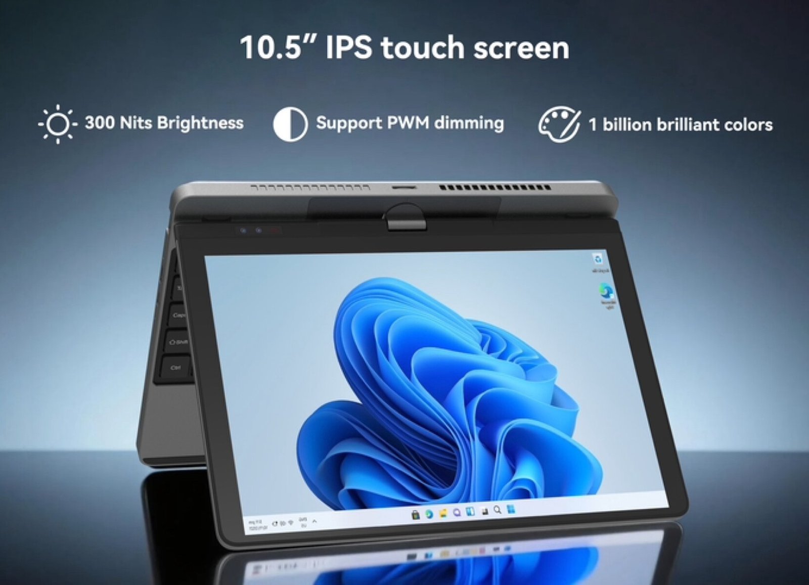 Torsin ra mắt: Laptop 10.5 inch có thể gập 360 độ, bàn di chuột tròn độc đáo và chip Intel - Techlade