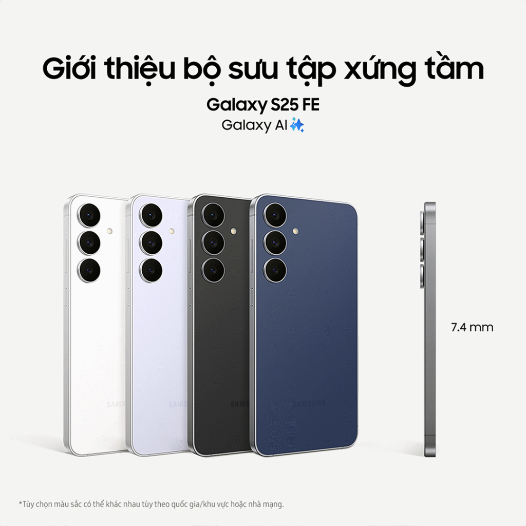 Samsung Galaxy S25 FE - Tích hợp Galaxy AI thế hệ mới đem lại trải nghiệm chuẩn flagship