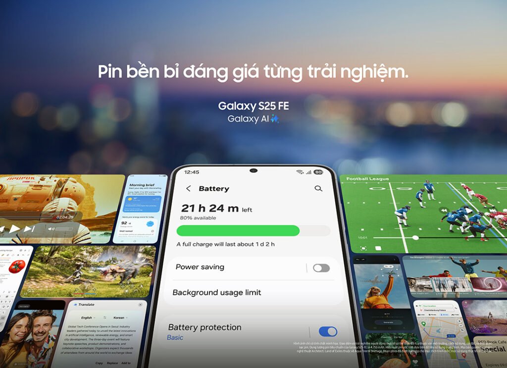 Samsung Galaxy S25 FE - Tích hợp Galaxy AI thế hệ mới đem lại trải nghiệm chuẩn flagship