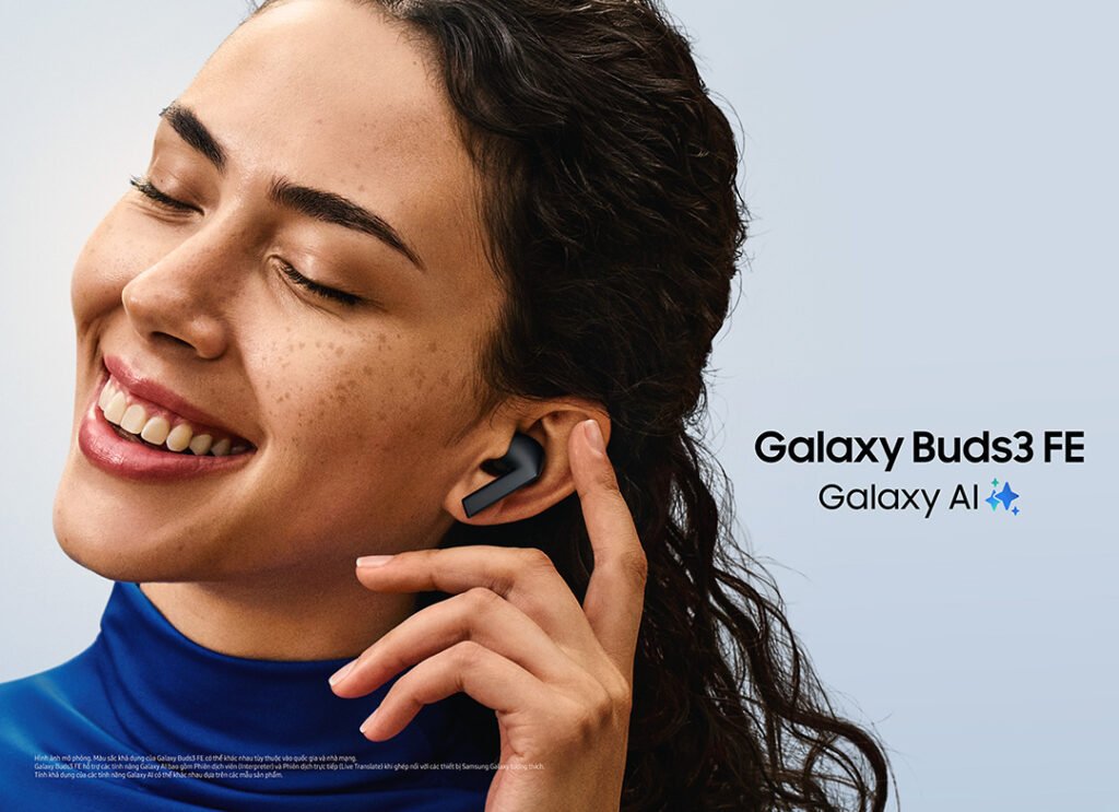 Samsung Galaxy Buds3 FE: Thiết kế ấn tượng, chất âm cải tiến, tích hợp Galaxy AI