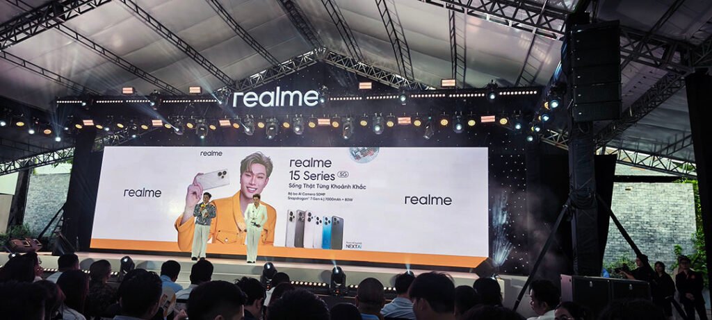 realme 15 Series ra mắt tại Việt Nam: pin Titan 7.000 mAh, AI Edit Genie và giá từ 8,99 triệu đồng